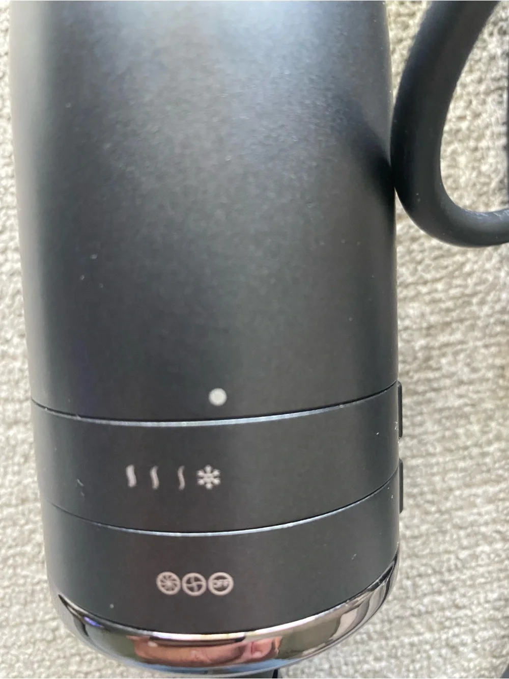 T3 Matte Black Round Heated Styling Brush